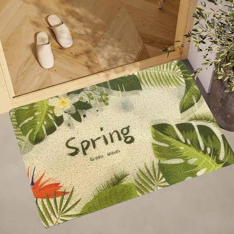 Leat bathroom mat