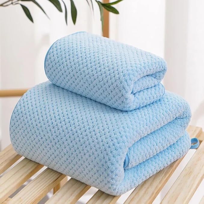 LINEAR Microfiber Bath Towel(blue)