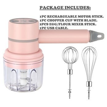 2 in 1 Egg Beater and Chopper