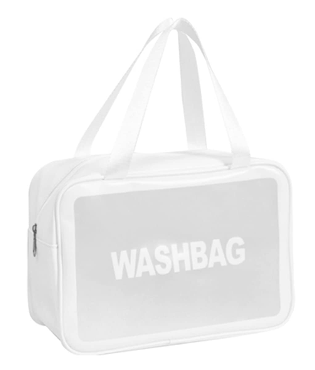 Cosmetic Wash Bag (White Large)