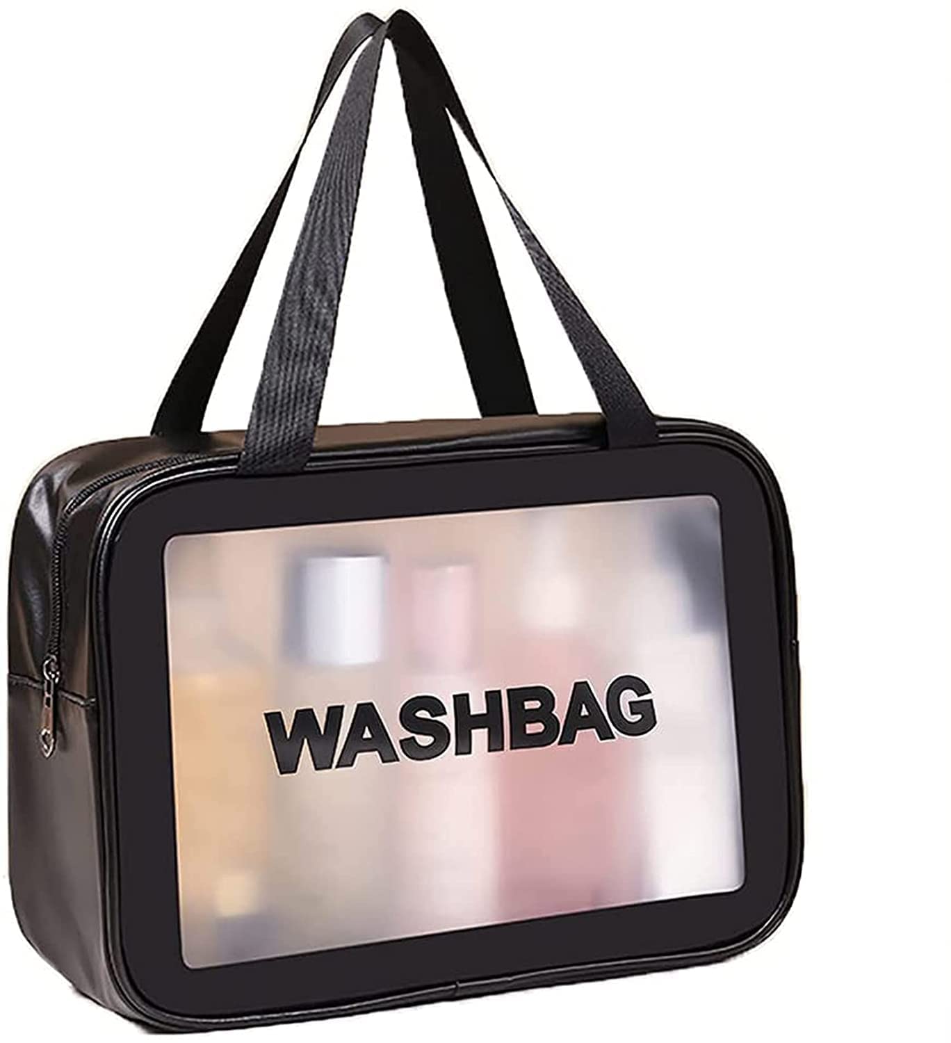 Cosmetic Wash Bag (Black Large)
