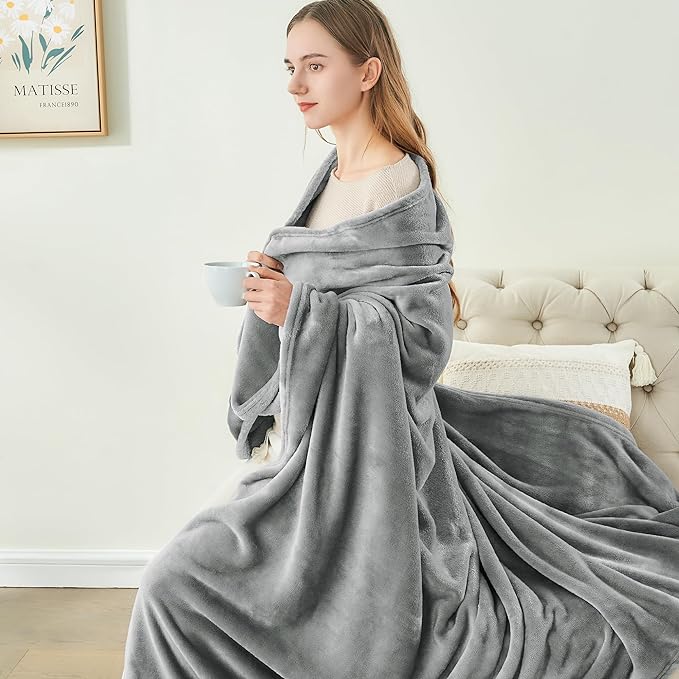 Summer Double Bed Blanket (grey)