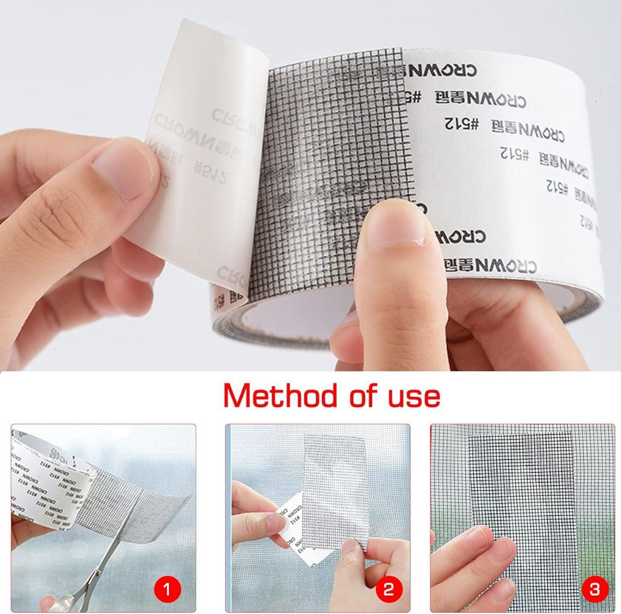 Window Screen Repair Kit Tape