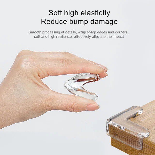 Transparent Safety Corner (Pack of 4pcs)