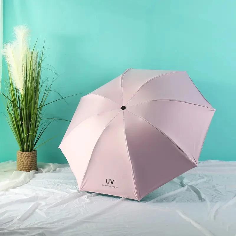 Golden uv umbrella (Pink)