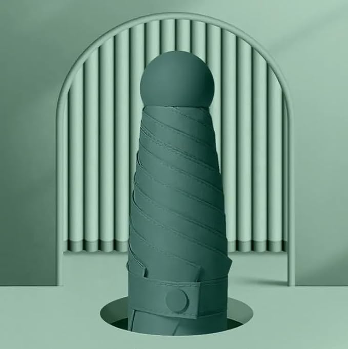 Round Handle Umbrella(dark green )